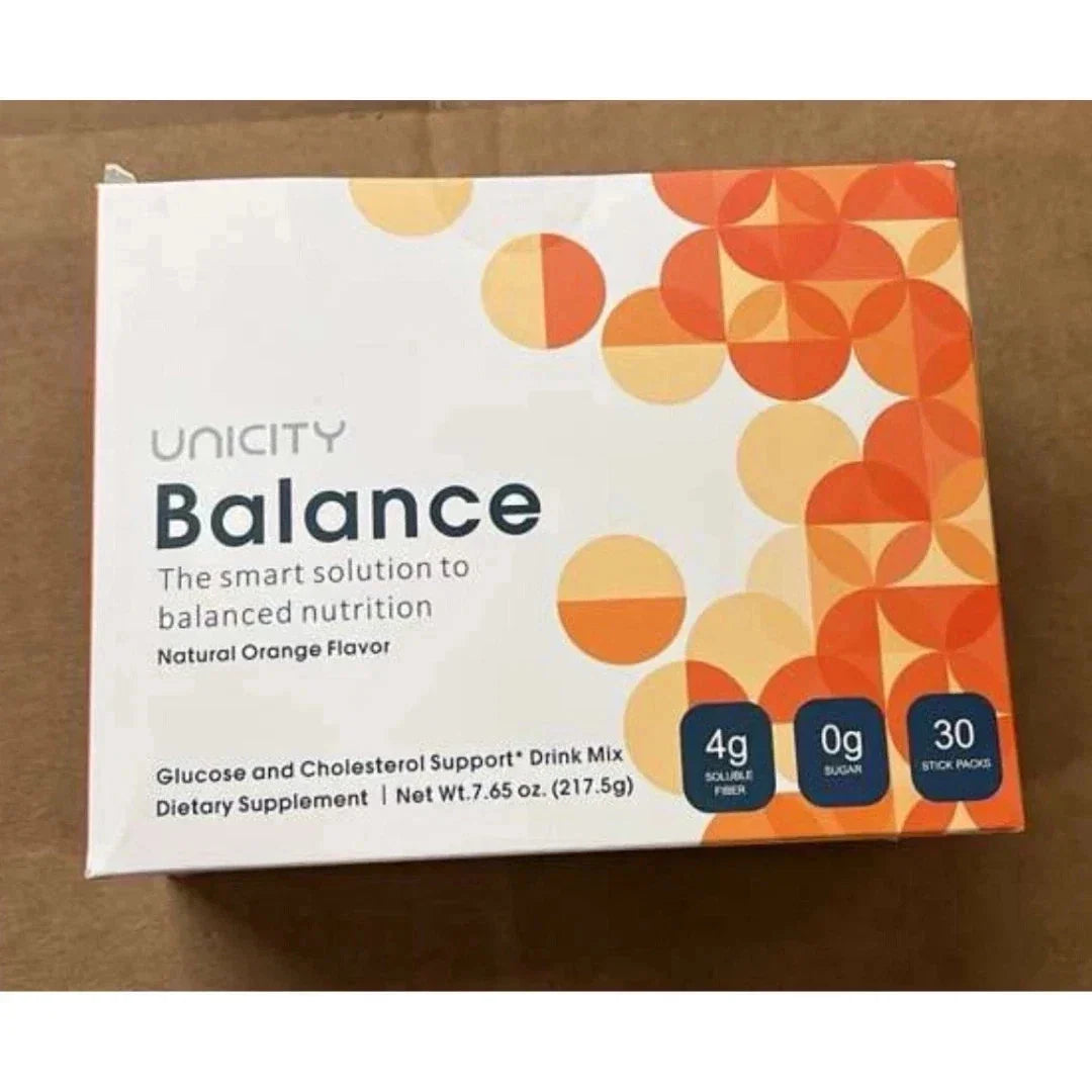 Unicity Balance Dietary Supplement NATURAL ORANGE, 30 Stick Packs