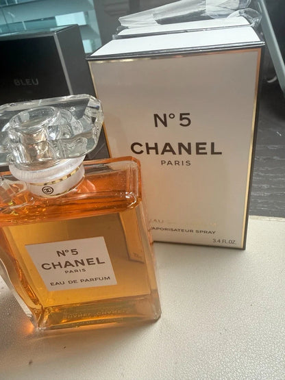 Chanel #5 Women's Eau De Parfum EDP 3.4 oz / 100ml New Open Box Full Perfume