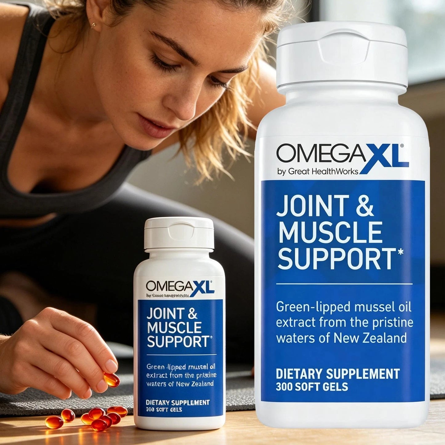 Omega XL Joint Support Supplement 300 Softgels
