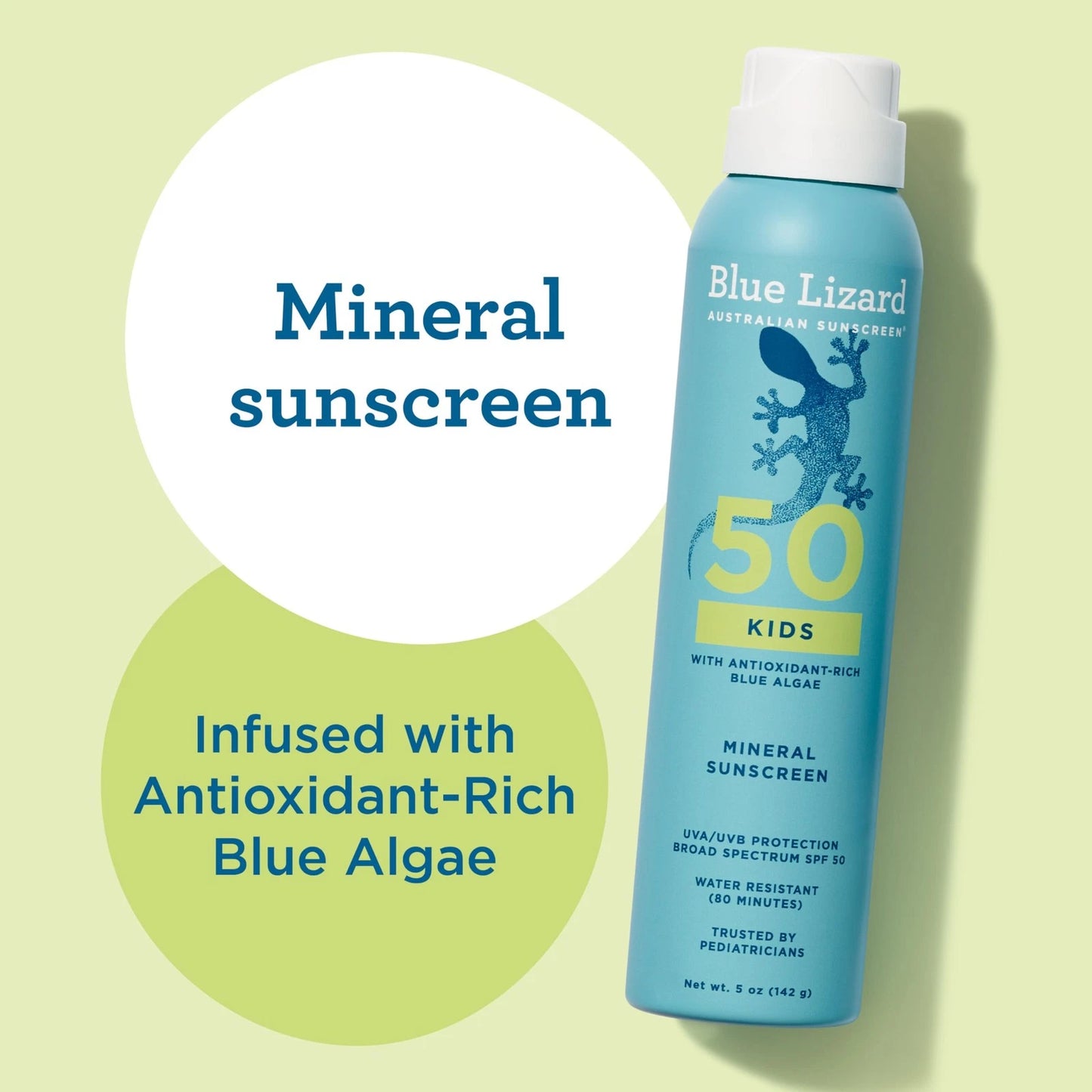 Blue Lizard Kids SPF 50+ Mineral Sunscreen Spray